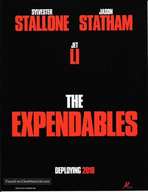 The Expendables - Movie Poster