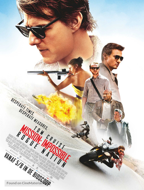 Mission: Impossible - Rogue Nation - Belgian Movie Poster