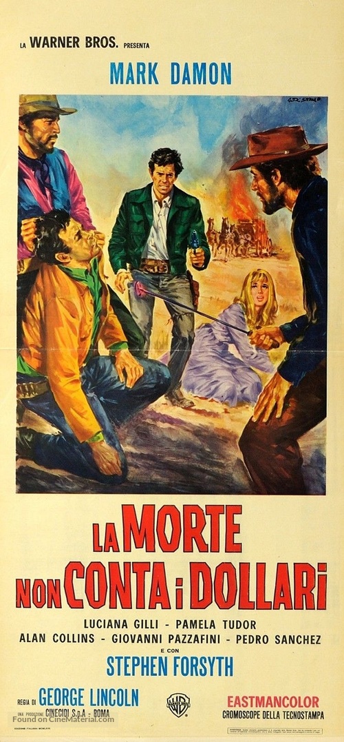 La morte non conta i dollari - Italian Movie Poster