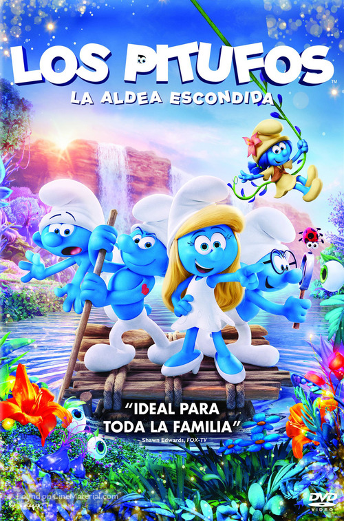 Smurfs: The Lost Village - Spanish DVD movie cover