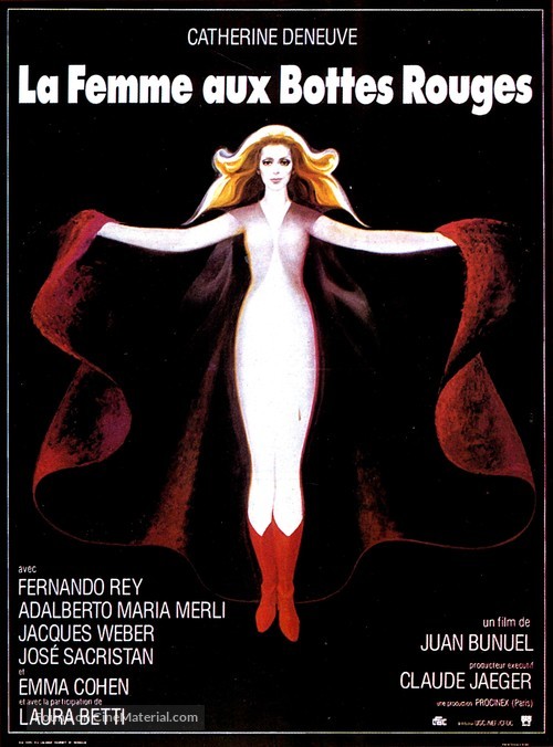 La femme aux bottes rouges - French Movie Poster