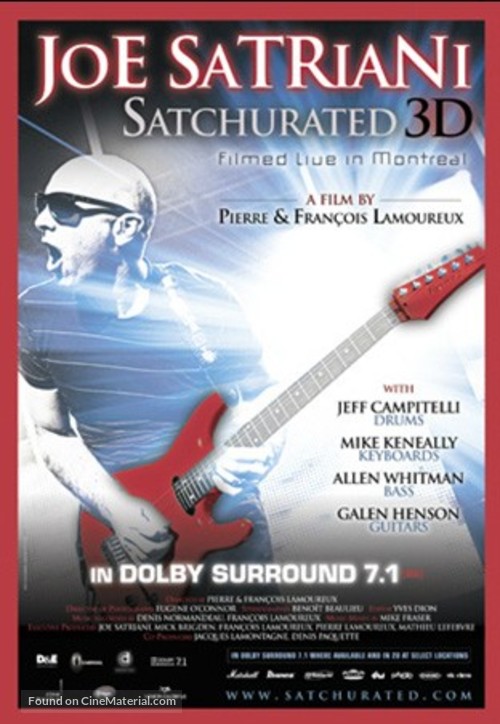 Satchurated: Live in Montreal - Canadian Movie Poster