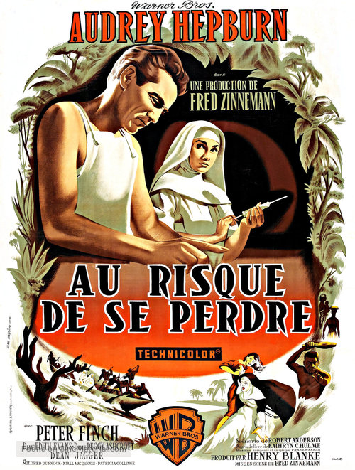 The Nun&#039;s Story - French Movie Poster