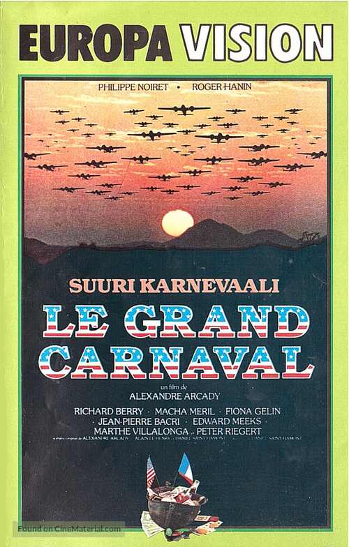 Le grand carnaval - Finnish VHS movie cover