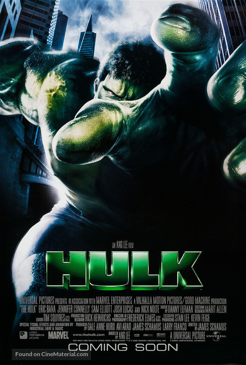 Hulk - Advance movie poster