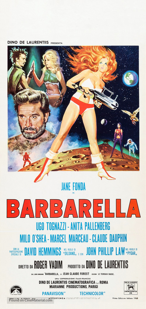 Barbarella - Italian Movie Poster