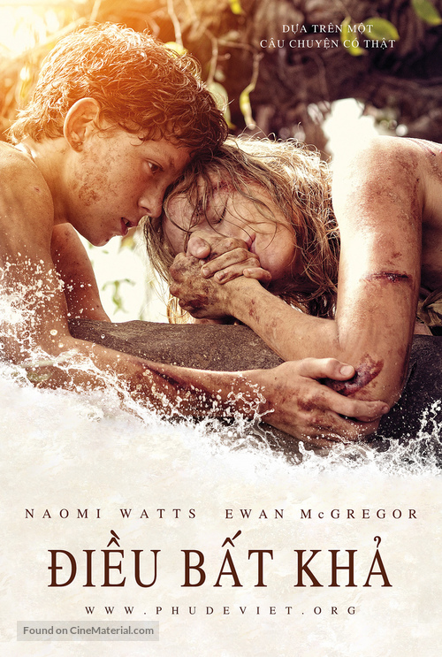 Lo imposible - Vietnamese Movie Poster