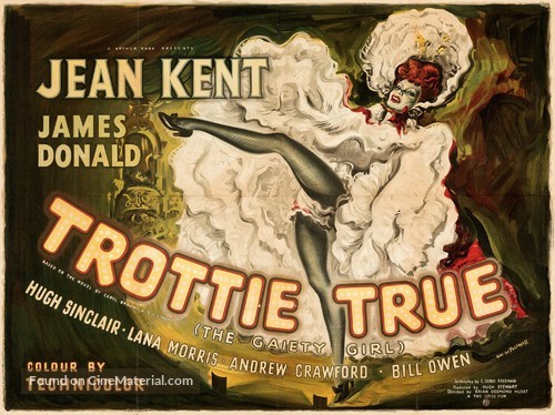 Trottie True - British Movie Poster