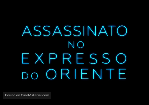 Murder on the Orient Express - Brazilian Logo
