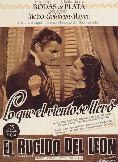 Gone with the Wind - Spanish poster