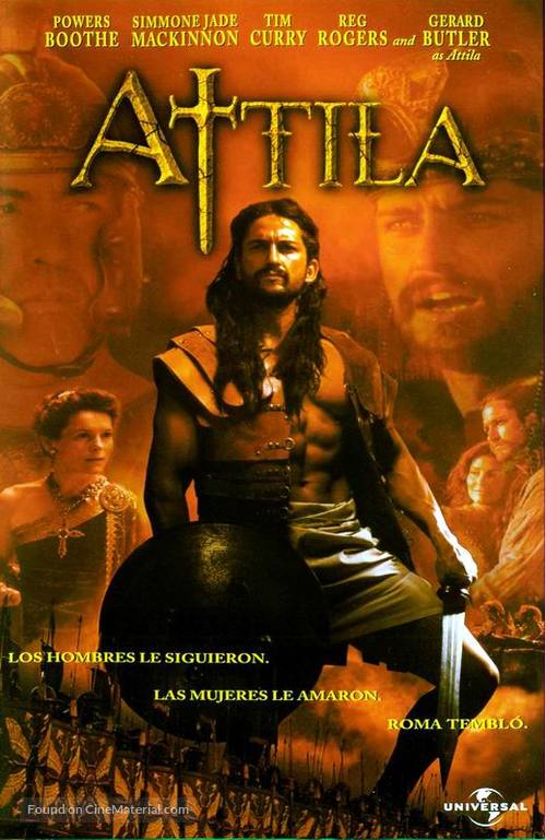 Attila - Spanish VHS movie cover