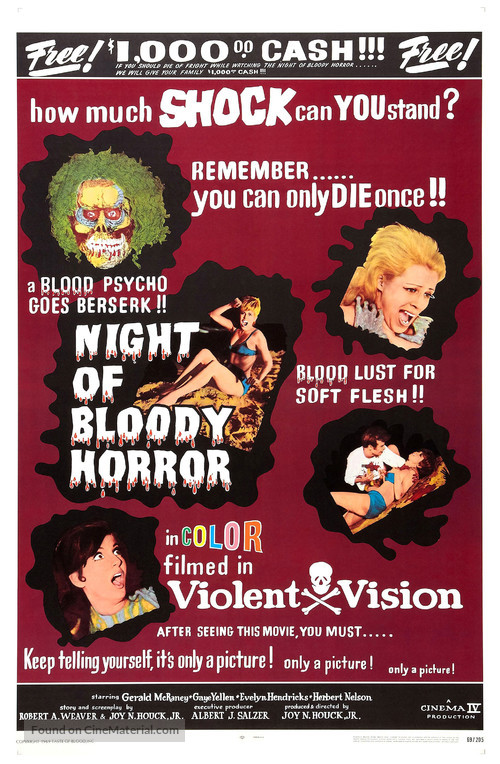 Night of Bloody Horror - Movie Poster