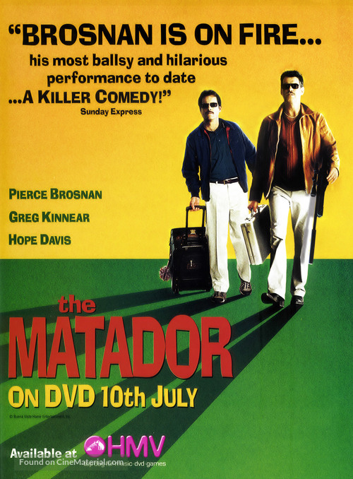 The Matador - British Movie Cover