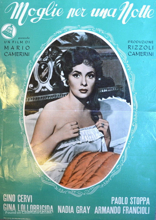 Moglie per una notte - Italian Movie Poster