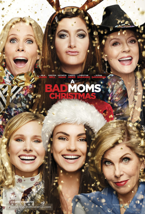 A Bad Moms Christmas - British Movie Poster