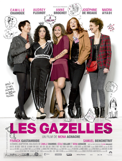 Les gazelles - French Movie Poster