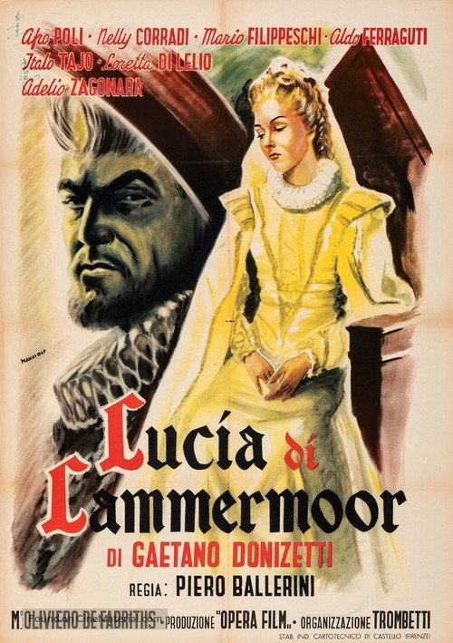 Lucia di Lammermoor - Italian Movie Poster