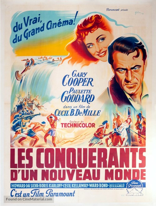 Unconquered - French Movie Poster