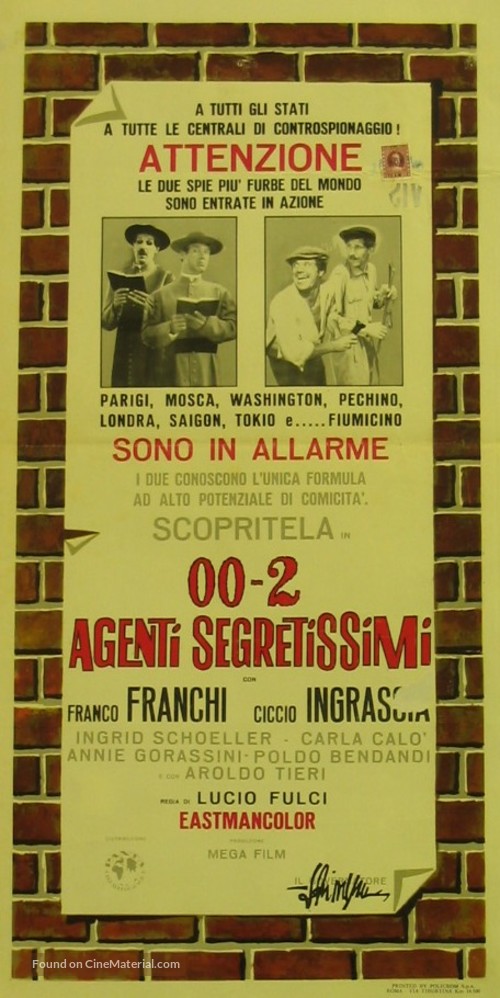 002 agenti segretissimi - Italian Movie Poster