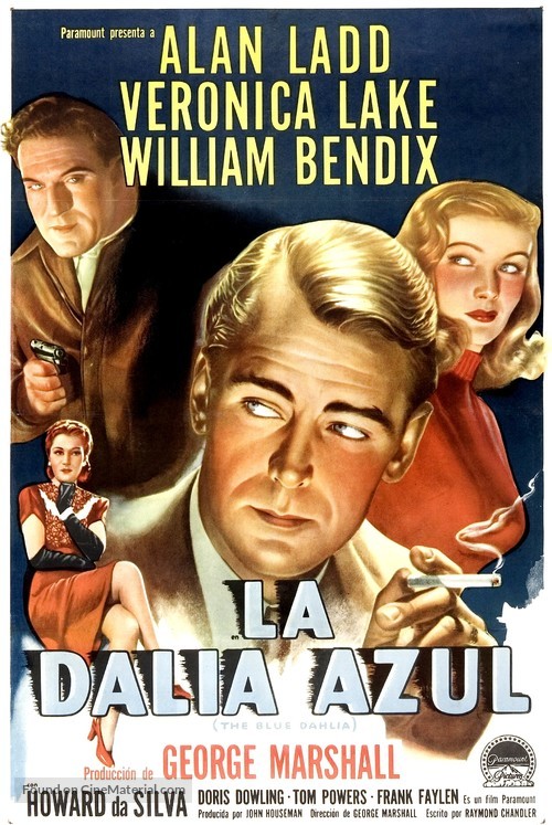 The Blue Dahlia - Argentinian Movie Poster