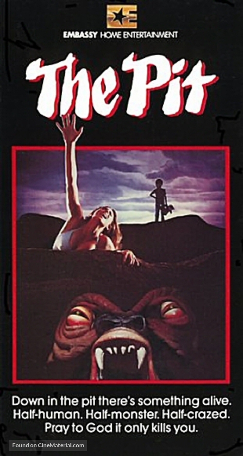 The Pit - VHS movie cover