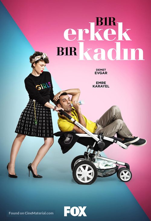 &quot;1 Kadin 1 Erkek&quot; - Turkish Movie Poster