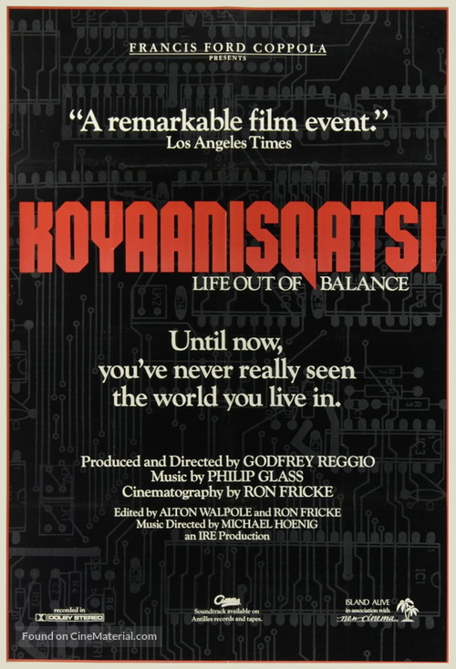 Koyaanisqatsi - Movie Poster
