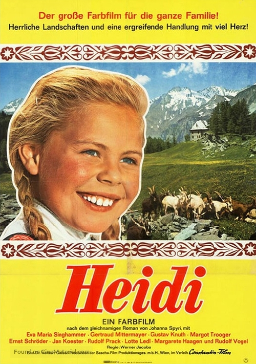 Heidi - German Movie Poster