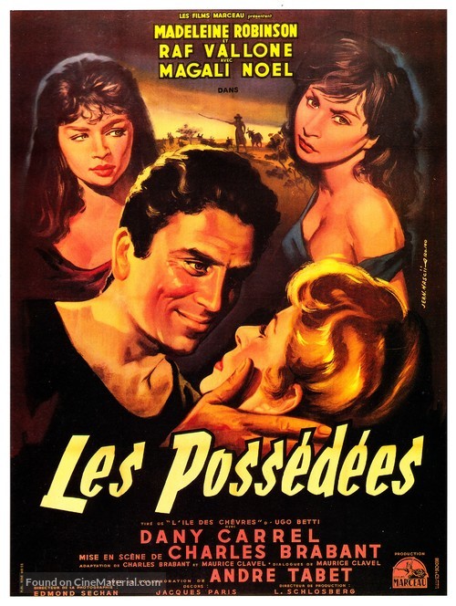 Les poss&eacute;d&eacute;es - French Movie Poster