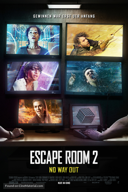 Escape Room: Tournament of Champions - German Movie Poster