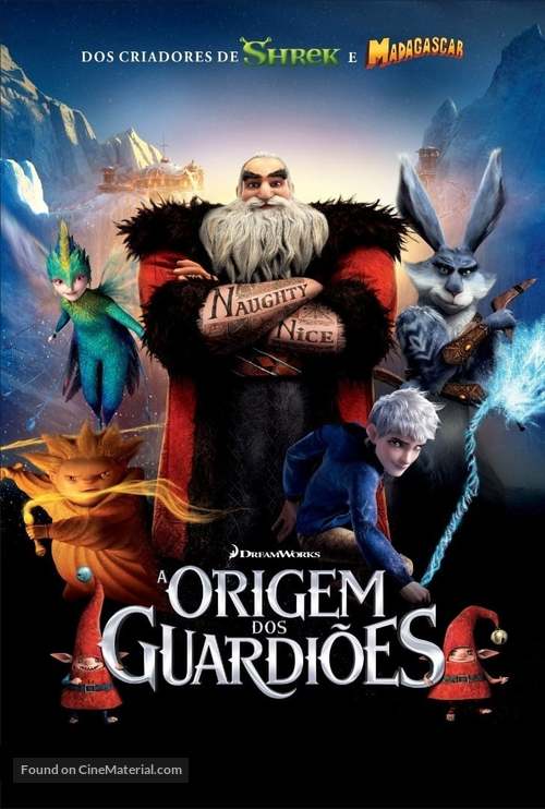 Rise of the Guardians - Brazilian Movie Cover