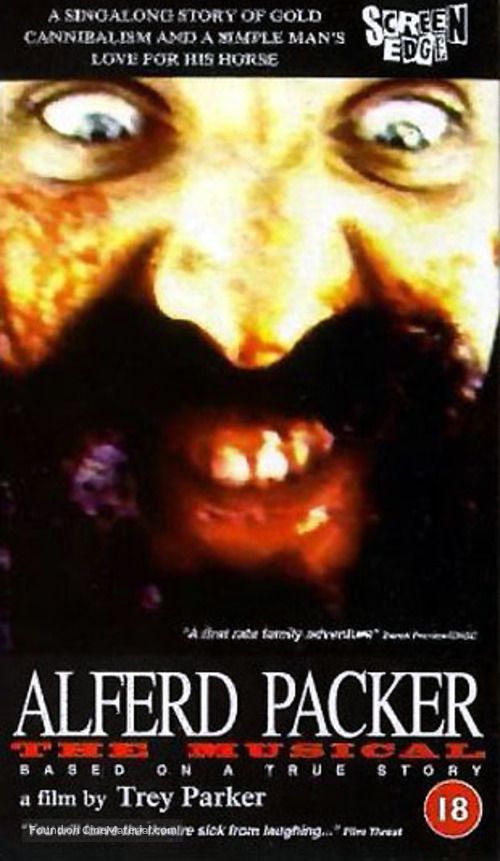 Alferd Packer: The Musical - British VHS movie cover