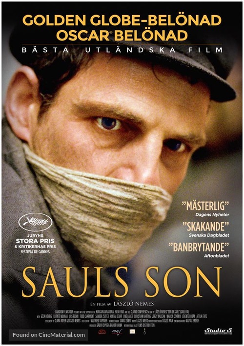 Saul fia - Swedish Movie Poster