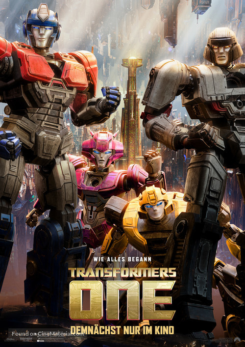 Transformers One - German Movie Poster