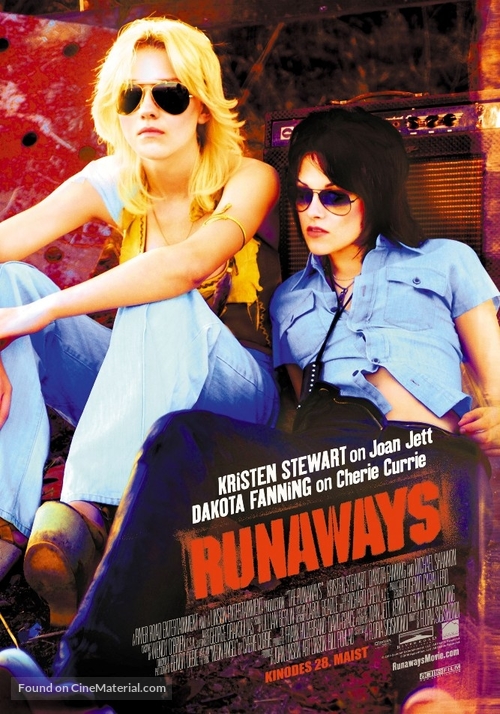 The Runaways - Estonian Movie Poster