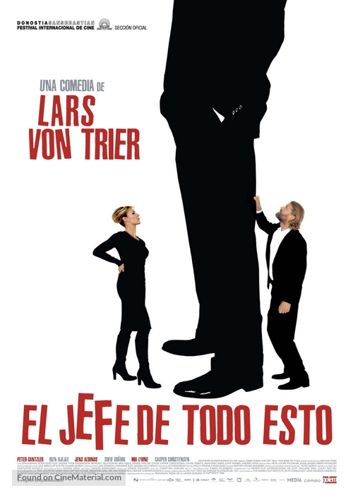 Direkt&oslash;ren for det hele - Spanish Movie Poster