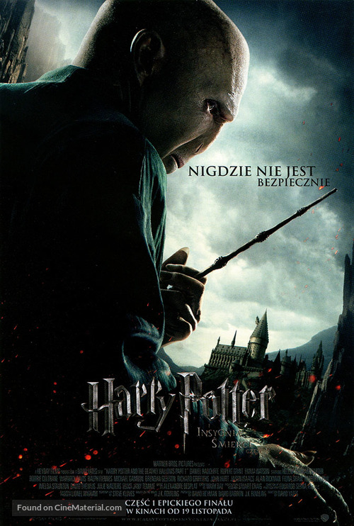 Harry Potter and the Deathly Hallows - Part 1 - Polish Movie Poster