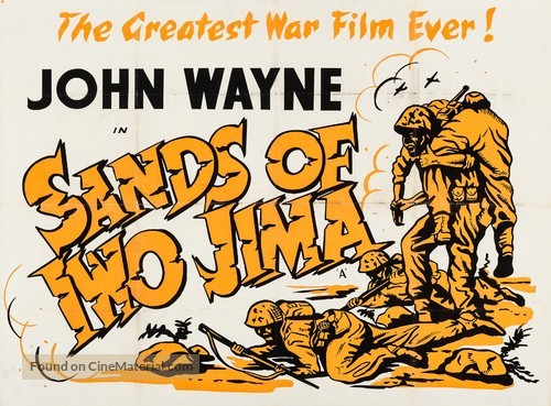 Sands of Iwo Jima - British Movie Poster