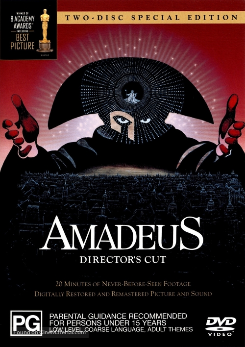 Amadeus - Australian Movie Cover