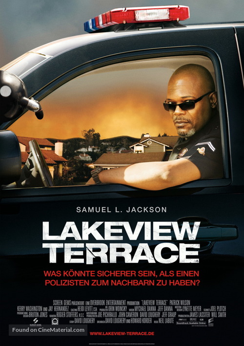 Lakeview Terrace - German Movie Poster