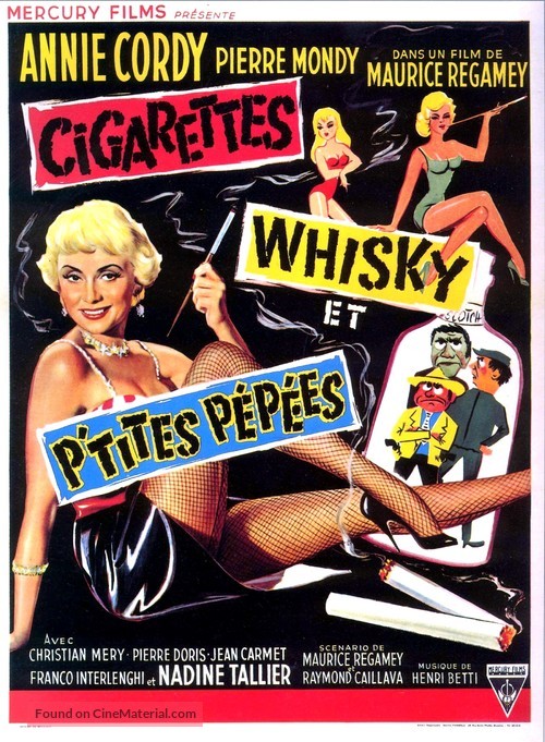 Cigarettes, whisky et petites p&eacute;p&eacute;es - Belgian Movie Poster