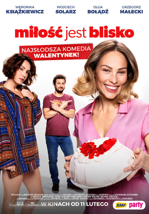 Milosc jest blisko - Polish Movie Poster