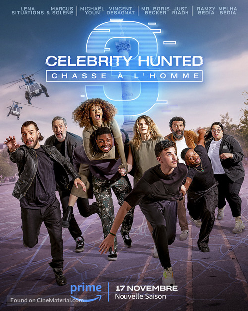 &quot;Celebrity Hunted: Chasse &agrave; l&#039;homme&quot; - French Movie Poster