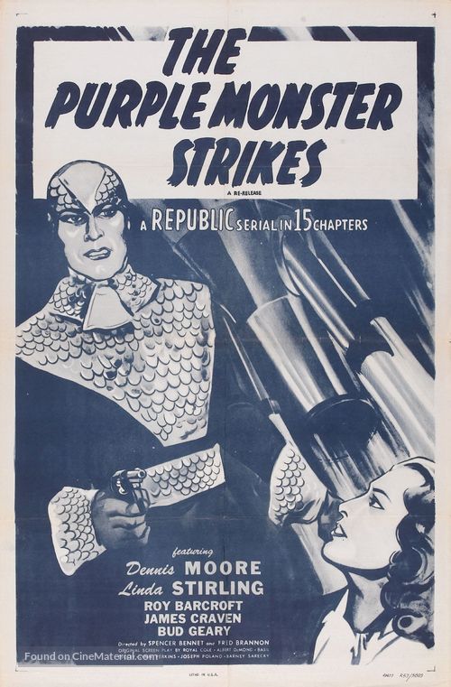 The Purple Monster Strikes - Movie Poster
