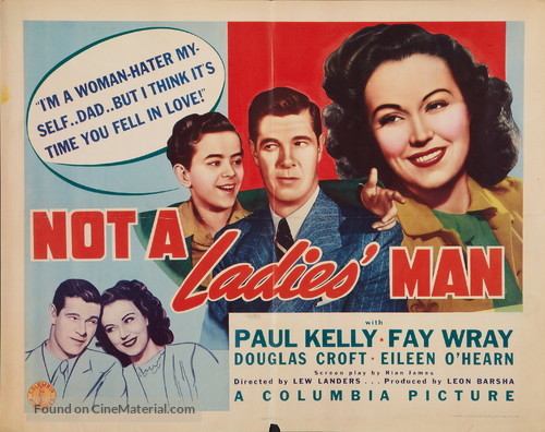 Not a Ladies&#039; Man - Movie Poster