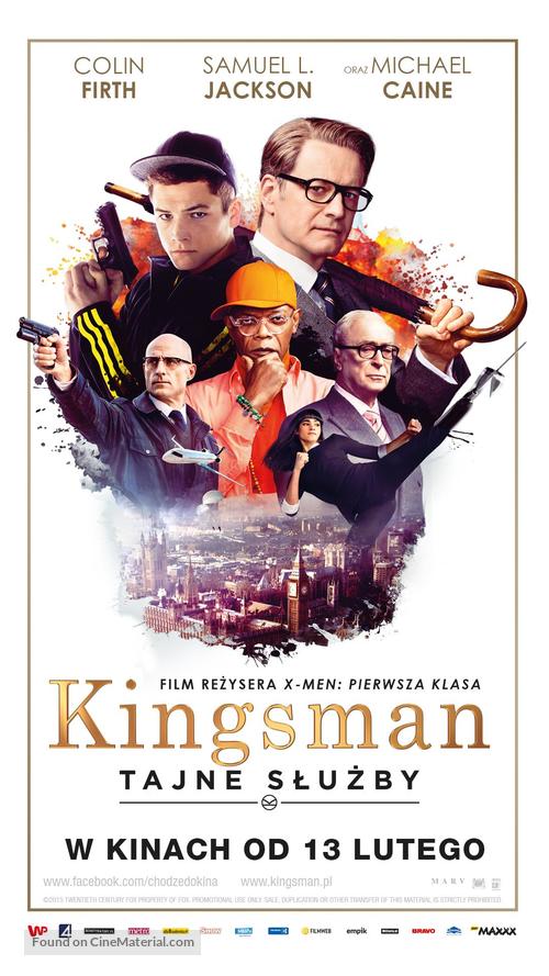 Kingsman: The Secret Service - Polish Movie Poster