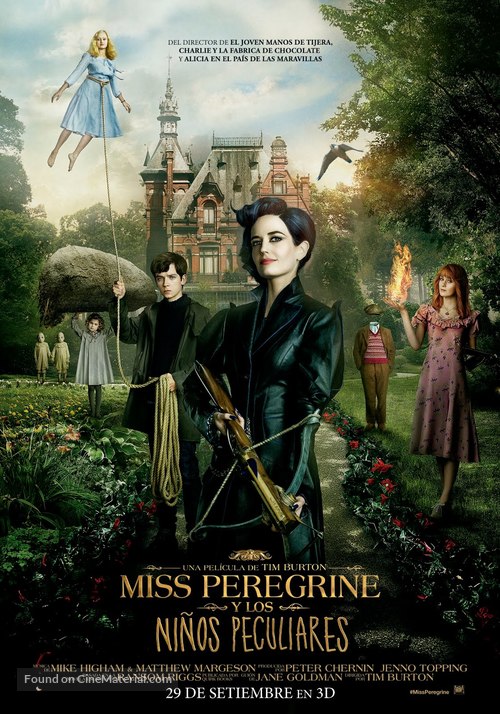 Miss Peregrine&#039;s Home for Peculiar Children - Peruvian Movie Poster