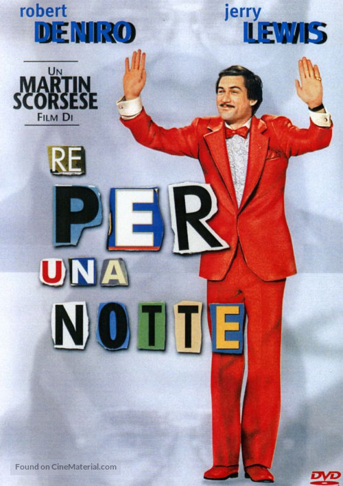 The King of Comedy - Italian DVD movie cover