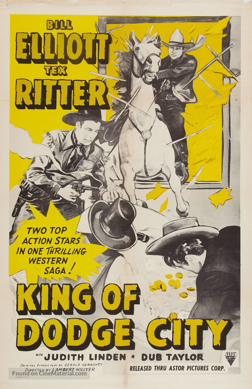 King of Dodge City - Re-release movie poster