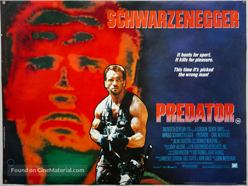 Predator - British Movie Poster